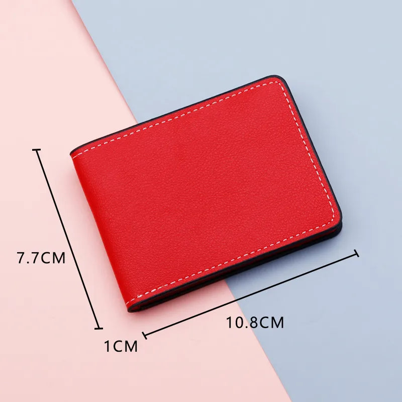 Ultra Thin Auto Driver License Bag Artificial PU on Cover for Car Driving Documents ID Card Holder Purse Wallet Case card holder - Fashionner