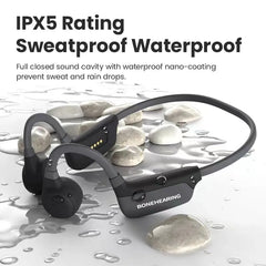 Bone Conduction Hearing Aid Noise Cancellation Design Bluetooth Wireless IPX5 Waterproof Headphones Designed the Elderly