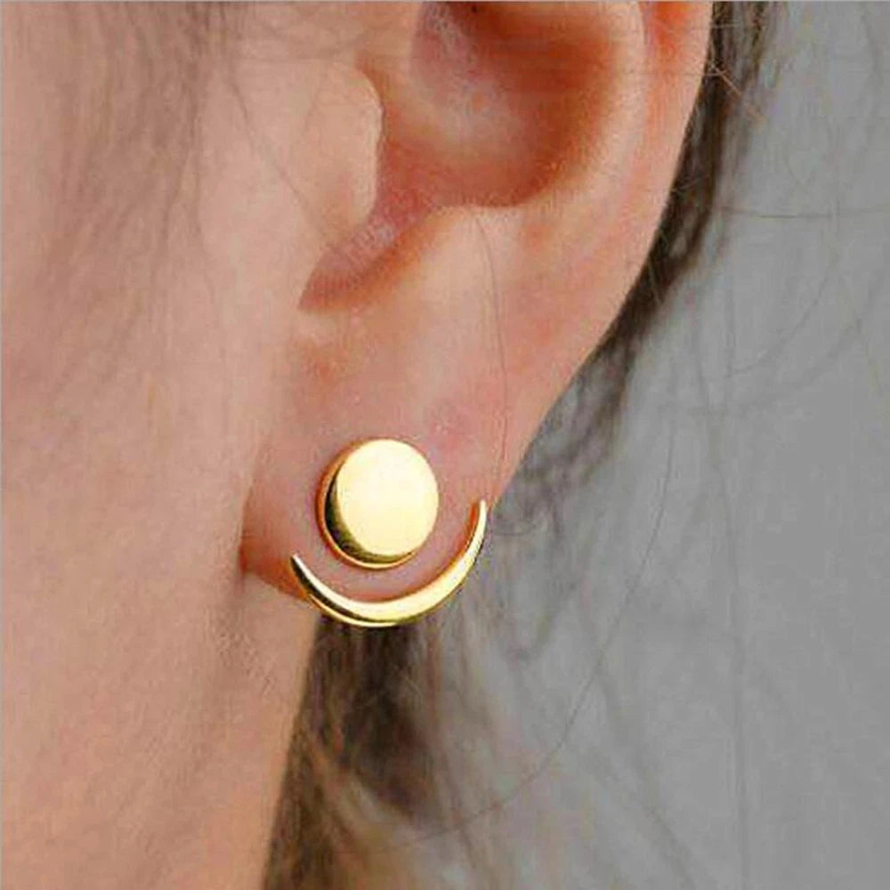 2023 Korean Elegant Leaves Back Hanging Pearl Earrings For Women Fashion Luxury Flower Fishtail Crystal Stud Earring Jewelry