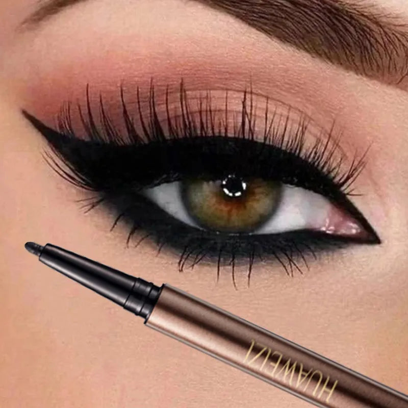 1Pcs Waterproof Eyeliner Liquid Gel Pen Long Lasting Quick Drying Smooth Makeup Beauty Matte Eyeliner Stamp Eye Pencil Cosmetics - Fashionner