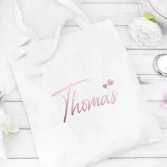 Personalized Tote Bag Bridesmaid Cotton Canvas Tote Bag Proposal Gift Women Canvas Shopping Bag Bachelorette Party Favors Gift