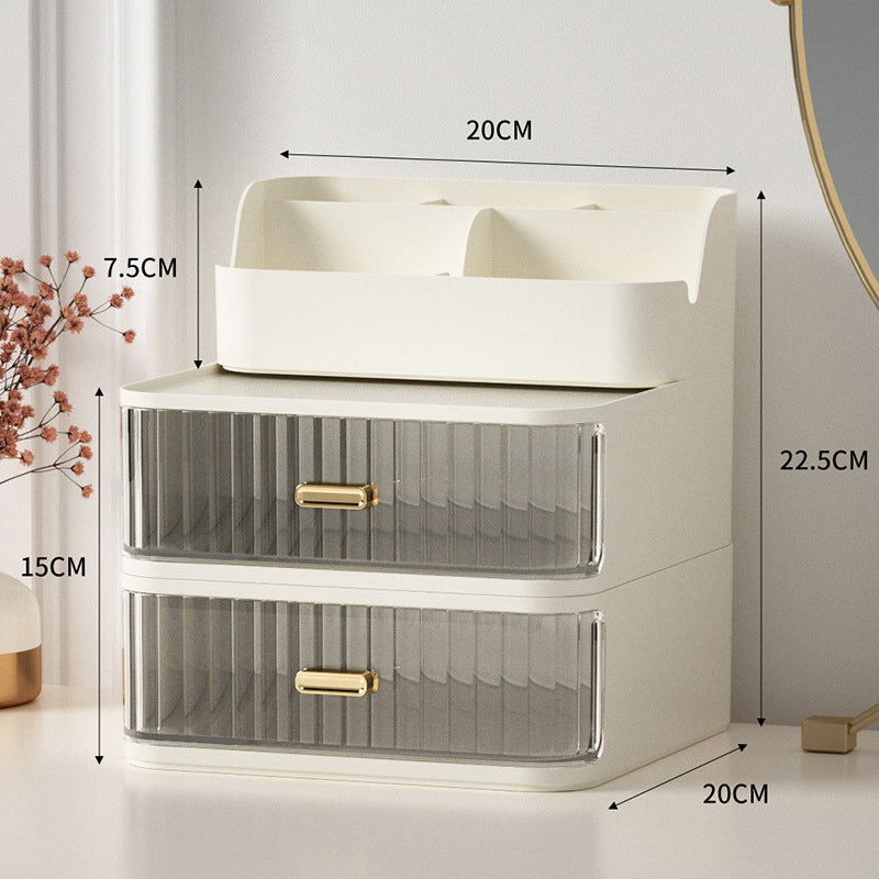 Desktop Drawer Cosmetics Storage Box - Fashionner