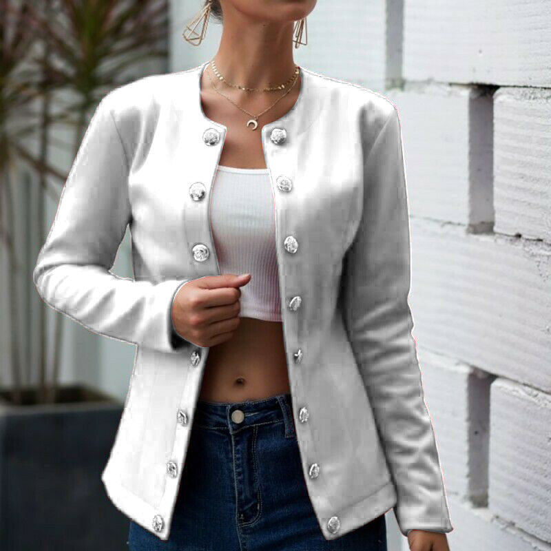 Double-breasted small blazer