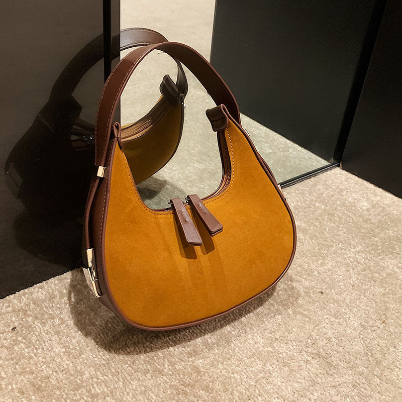 Fashion High-grade Matte French Minority Handbags Women