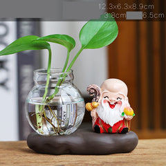 Lucky Jinbao Decoration Hydroponic Vase