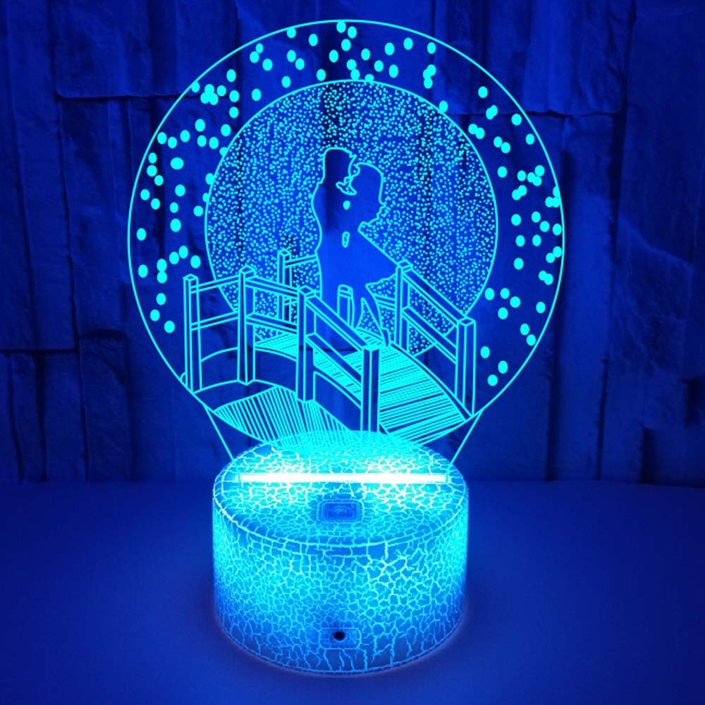 Lover Bridge 3D Small Night Lamp Gift Creative 3D