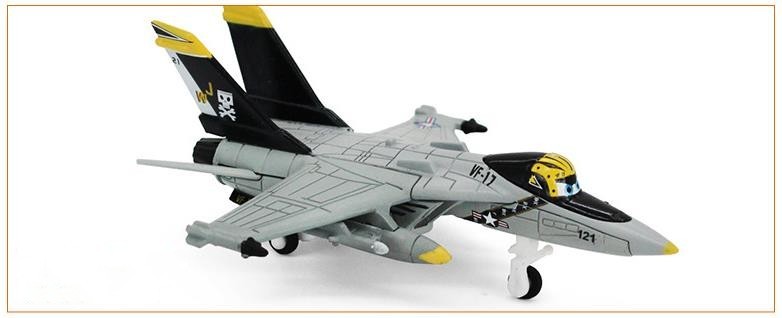 Alloy Fighter Model Children's Toy Ornaments Exhibition Display Crafts