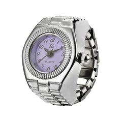 Alloy Creative Couple Ring Shape Watch