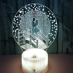 Lover Bridge 3D Small Night Lamp Gift Creative 3D