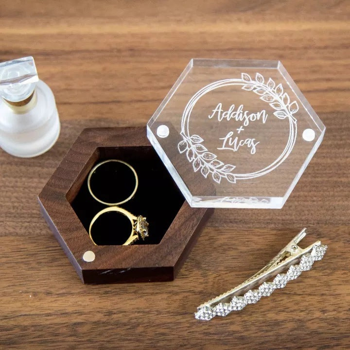 Creative Couple Gift Wedding Ring Box