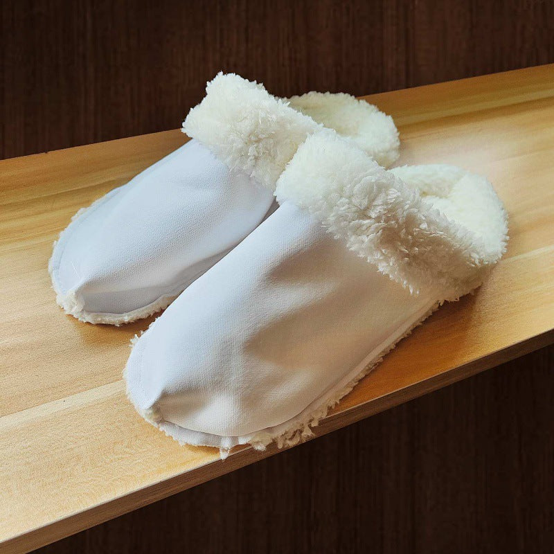 Women's Plush Liner Thermal Cotton Slippers Sets