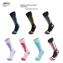 Winter Professional Ski Long Tube Warm-keeping Socks - Fashionner