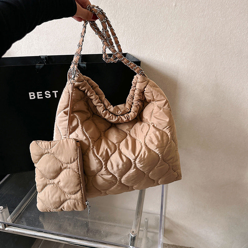 Composite Bags For Women Trend Autumn And Winter New Fashion Women's Shoulder Bag Personalized Simple Korean Style Handbags - Fashionner