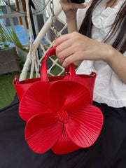 Creative flower handbag shoulder crossbody chain bag